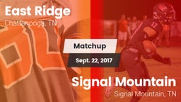 Matchup: East Ridge High vs. Signal Mountain  2017