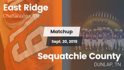 Matchup: East Ridge High vs. Sequatchie County  2019