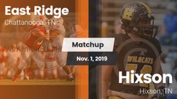 Matchup: East Ridge High vs. Hixson  2019
