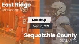 Matchup: East Ridge High vs. Sequatchie County  2020
