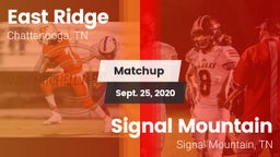 Matchup: East Ridge High vs. Signal Mountain  2020