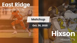 Matchup: East Ridge High vs. Hixson  2020