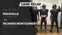 Recap: Rockville  vs. Richard Montgomery  2016