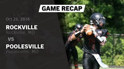 Recap: Rockville  vs. Poolesville  2016