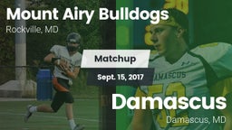 Matchup: Mount Airy Bulldogs  vs. Damascus  2017
