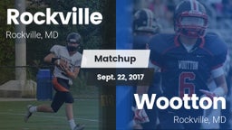 Matchup: Rockville vs. Wootton  2017