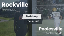 Matchup: Rockville vs. Poolesville  2017
