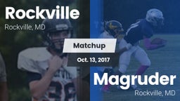Matchup: Rockville vs. Magruder  2017