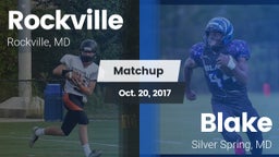 Matchup: Rockville vs. Blake  2017