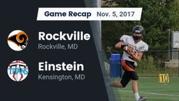 Recap: Rockville  vs. Einstein  2017