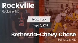 Matchup: Rockville vs. Bethesda-Chevy Chase  2018