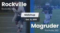 Matchup: Rockville vs. Magruder  2018
