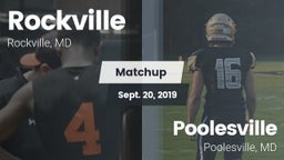 Matchup: Rockville vs. Poolesville  2019