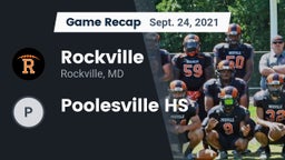 Recap: Rockville  vs. Poolesville HS 2021