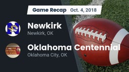 Recap: Newkirk  vs. Oklahoma Centennial  2018