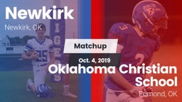 Matchup: Newkirk  vs. Oklahoma Christian School 2019