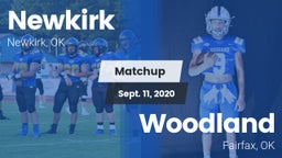 Matchup: Newkirk  vs. Woodland  2020