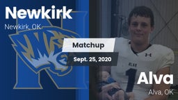 Matchup: Newkirk  vs. Alva  2020