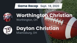 Recap: Worthington Christian  vs. Dayton Christian  2020