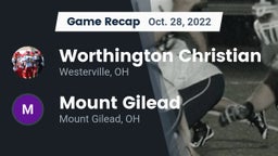 Recap: Worthington Christian  vs. Mount Gilead  2022