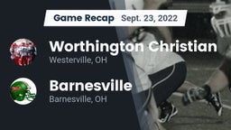 Recap: Worthington Christian  vs. Barnesville  2022