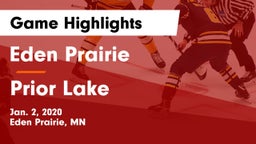 Eden Prairie  vs Prior Lake  Game Highlights - Jan. 2, 2020
