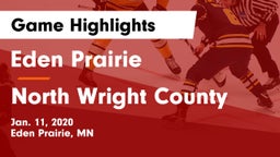 Eden Prairie  vs North Wright County Game Highlights - Jan. 11, 2020