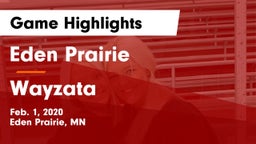 Eden Prairie  vs Wayzata  Game Highlights - Feb. 1, 2020