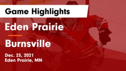 Eden Prairie  vs Burnsville Game Highlights - Dec. 23, 2021