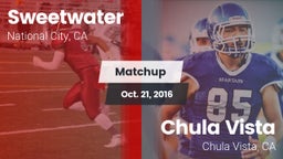 Matchup: Sweetwater High vs. Chula Vista  2016