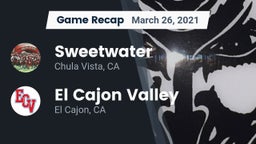Recap: Sweetwater  vs. El Cajon Valley  2021