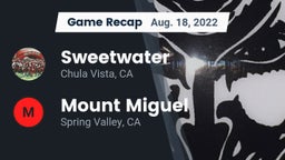 Recap: Sweetwater  vs. Mount Miguel  2022