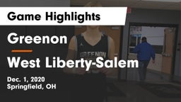 Greenon  vs West Liberty-Salem  Game Highlights - Dec. 1, 2020