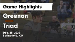 Greenon  vs Triad  Game Highlights - Dec. 29, 2020