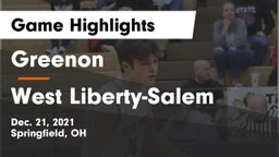 Greenon  vs West Liberty-Salem  Game Highlights - Dec. 21, 2021