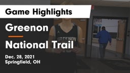 Greenon  vs National Trail  Game Highlights - Dec. 28, 2021
