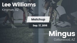 Matchup: Lee Williams High vs. Mingus  2016