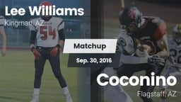 Matchup: Lee Williams High vs. Coconino  2016