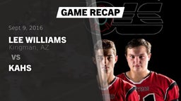 Recap: Lee Williams  vs. KAHS 2016