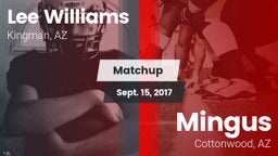 Matchup: Lee Williams High vs. Mingus  2017
