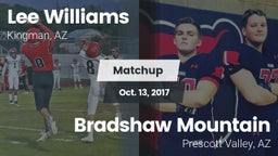 Matchup: Lee Williams High vs. Bradshaw Mountain  2017