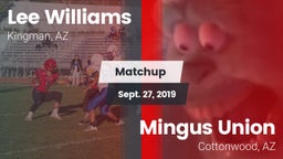 Matchup: Lee Williams High vs. Mingus Union  2019