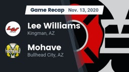 Recap: Lee Williams  vs. Mohave  2020