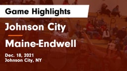 Johnson City  vs Maine-Endwell  Game Highlights - Dec. 18, 2021