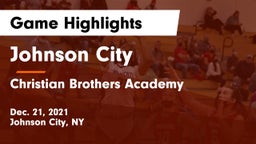 Johnson City  vs Christian Brothers Academy  Game Highlights - Dec. 21, 2021