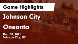 Johnson City  vs Oneonta  Game Highlights - Dec. 30, 2021