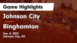 Johnson City  vs Binghamton  Game Highlights - Jan. 8, 2022