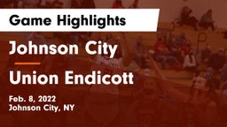 Johnson City  vs Union Endicott Game Highlights - Feb. 8, 2022