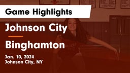 Johnson City  vs Binghamton  Game Highlights - Jan. 10, 2024
