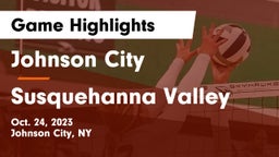 Johnson City  vs Susquehanna Valley  Game Highlights - Oct. 24, 2023
